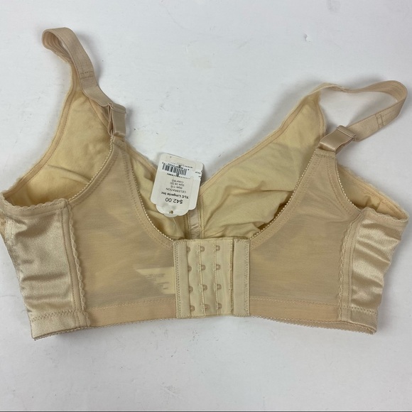 Jodee Surgical Mastectomy Bra Nude Lace Wire-free Wireless Style 115 34DD NWT - Picture 5 of 7